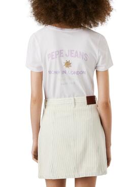 Camiseta Pepe Jeans Amanda  blanco para mujer 