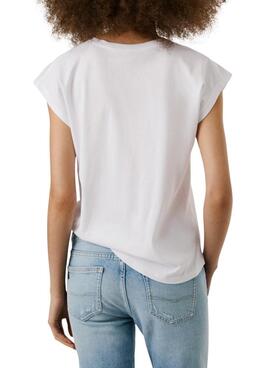 Camiseta Pepe Jeans Aza blanco para mujer
