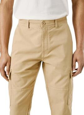 Pantalón Pepe Jeans Cargo beige para hombre