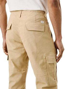 Pantalón Pepe Jeans Cargo beige para hombre