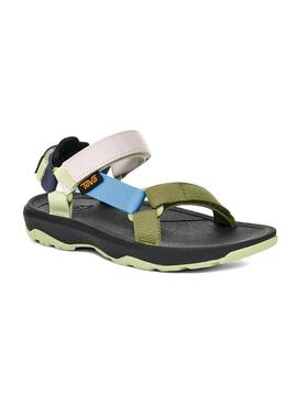 Sandalias Teva Hurricane verde para niño y niña
