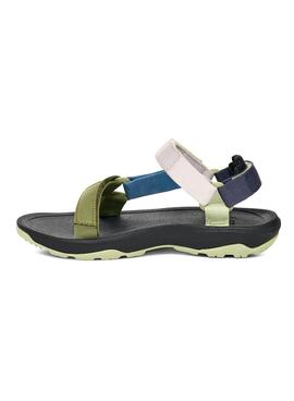 Sandalias Teva Hurricane verde para niño y niña