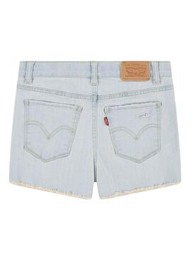 Shorts Levis Rainbow denim claro para niña