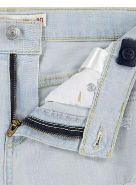 Shorts Levis Rainbow denim claro para niña