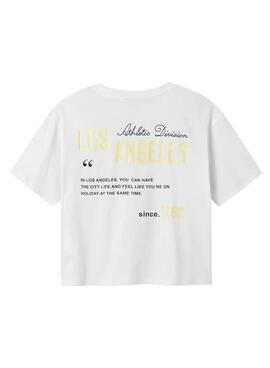 Camiseta Name It Jullas blanco para niña