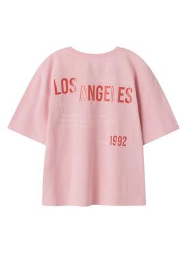 Camiseta Name It Jullas rosa para niña