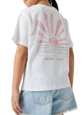 Camiseta Name It Jely blanco para niña