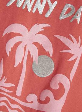 Camiseta Name It Jely coral para niña
