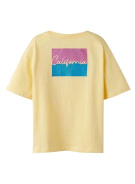 Camiseta Name It Jassa amarillo para niña