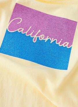 Camiseta Name It Jassa amarillo para niña