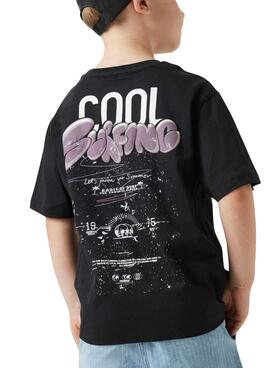 Camiseta Name It Jotim negro para niño