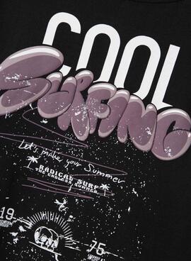 Camiseta Name It Jotim negro para niño