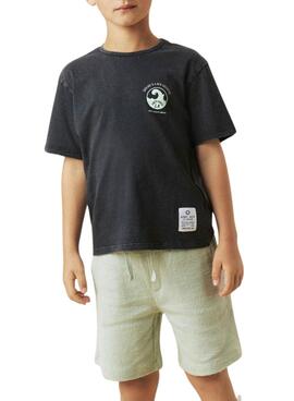 Camiseta Name It Jeano negro para niño