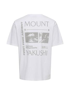 Camiseta Only and Sons Tristan blanco para hombre