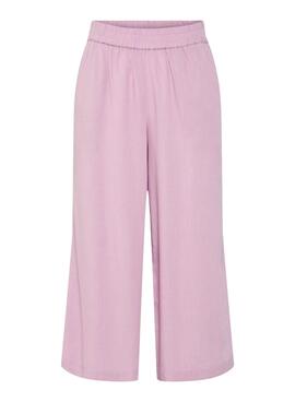 Pantalón Pieces Pia rosa para mujer