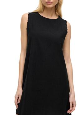 Vestido Vila Vifernanda negro para mujer