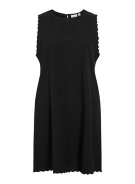 Vestido Vila Vifernanda negro para mujer