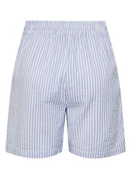 Bermudas Pieces Sally azul para mujer