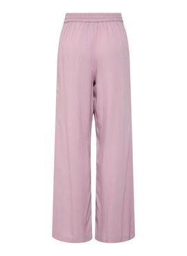 Pantalón Pieces Pia Wide rosa para mujer