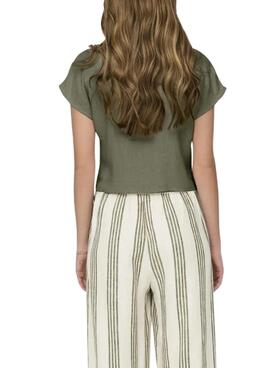 Blusa Only Siesta verde para mujer