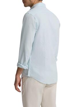 Camisa sport oxford lisa verde claro