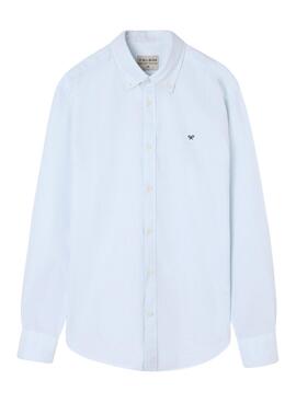 Camisa Silbon Oxford rayas verde para hombre