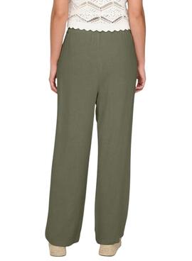 Pantalón Only Siesta verde para mujer