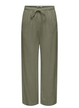 Pantalón Only Siesta verde para mujer