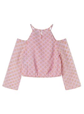 Blusa Pepe Jeans Victoria rosa para niña