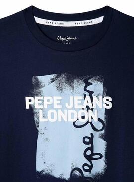 Camiseta Pepe Jeans Alex azul marino para niño