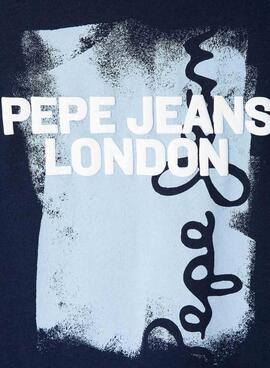 Camiseta Pepe Jeans Alex azul marino para niño