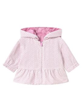 Cortavientos Name It reversible rosa para niña