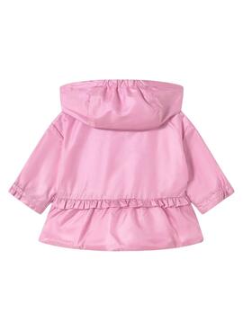 Cortavientos Name It reversible rosa para niña