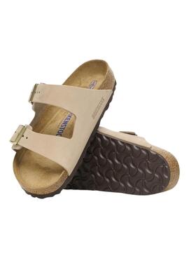 Sandalias Birkenstock Arizona Soft beige para mujer