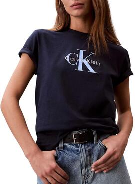 Camiseta Calvin Klein Jeans Hero azul para mujer