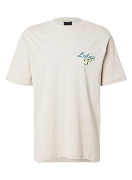 Camiseta Only and Sons Keane beige para hombre
