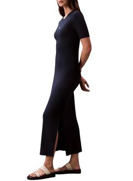 Vestido Calvin Klein Jeans Midi azul marino para mujer