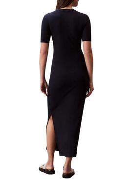 Vestido Calvin Klein Jeans Midi azul marino para mujer
