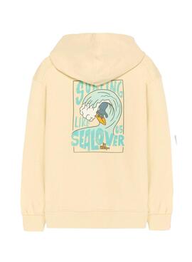 Sudadera El Pulpo Sealovers Surfing amarillo para hombre