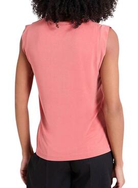 Camiseta Naf Naf Tomette coral para mujer