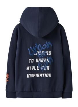 Sudadera Name It Lucian azul marino para niño