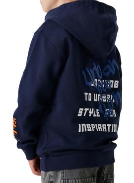 Sudadera Name It Lucian azul marino para niño