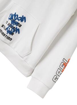 Sudadera Name It Lucian blanco para niño