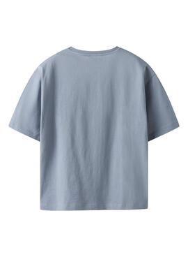 Camiseta Name It Leroy azul para niño