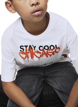 Camiseta Name It Leroy blanco para niño