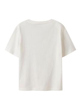 Camiseta Name It Kingston blanco para niño