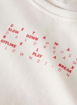 Camiseta Name It Kingston blanco para niño