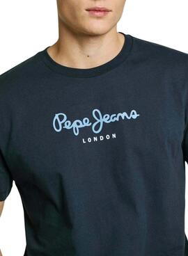 Camiseta Pepe Jeans Eggo azul marino para hombre