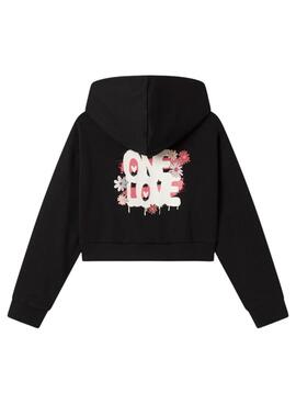 Sudadera Name It Kory negro para niña