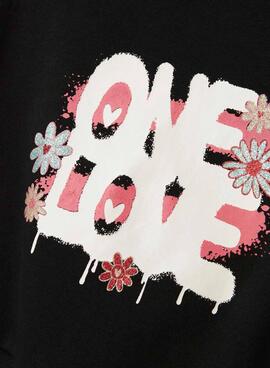 Sudadera Name It Kory negro para niña